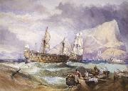 Clarkson Frederick Stanfield Victory oil painting
